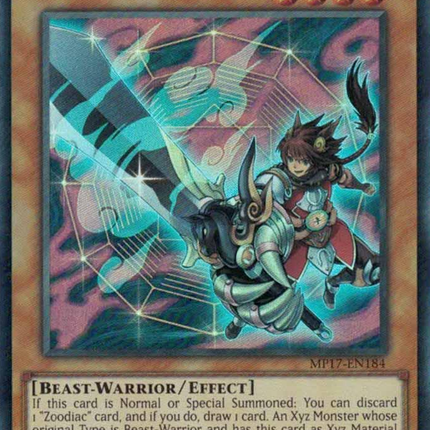 Zoodiac Thoroughblade [MP17-EN184] Ultra Rare