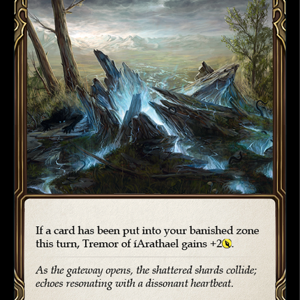 Tremor of iArathael (Red) [U-MON254-RF] (Monarch Unlimited)  Unlimited Rainbow Foil