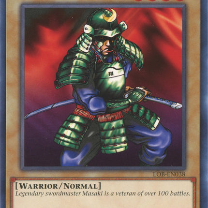 Masaki the Legendary Swordsman (25th Anniversary) [LOB-EN038] Common