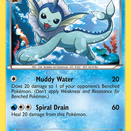 Vaporeon (25/108) [Black & White: Dark Explorers]