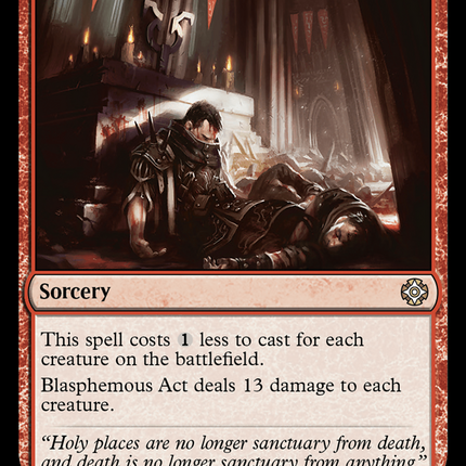 Blasphemous Act [The Lost Caverns of Ixalan Commander]