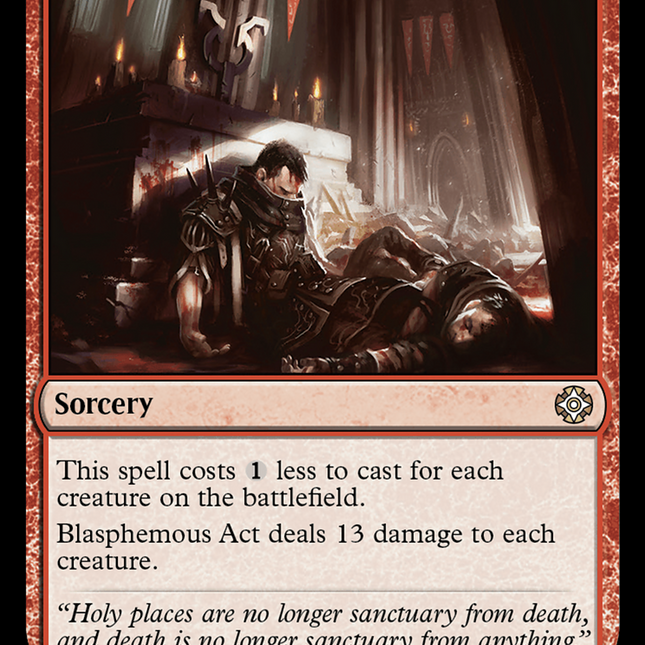 Blasphemous Act [The Lost Caverns of Ixalan Commander]