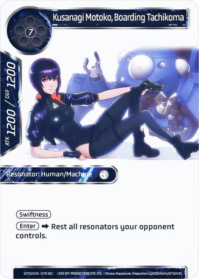 Kusanagi Motoko, Boarding Tachikoma (Secret) (GITS2045-079) [Ghost