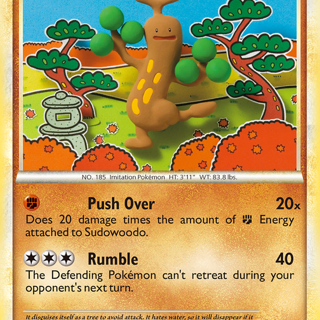 Sudowoodo (9/95) [HeartGold & SoulSilver: Unleashed]