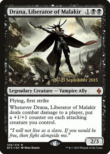 Magic: The Gathering - Drana, Liberator Of Malakir (Drana, Liberatrice Di Malakir) - Battle For Zendikar (BFZ) - Carta Singola Rara