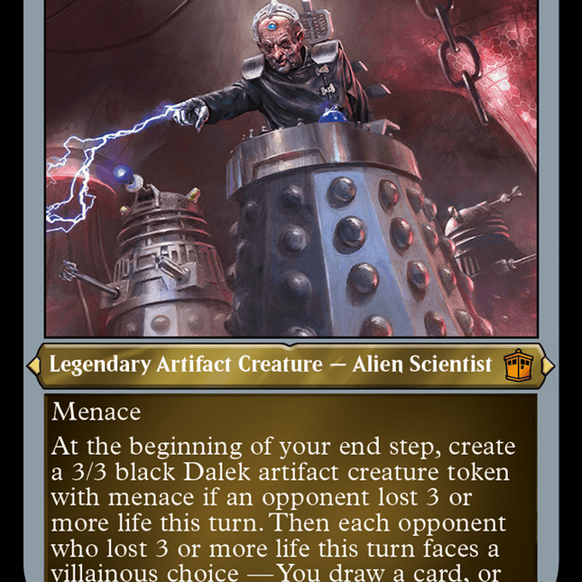 Davros, Dalek Creator (Display Commander)