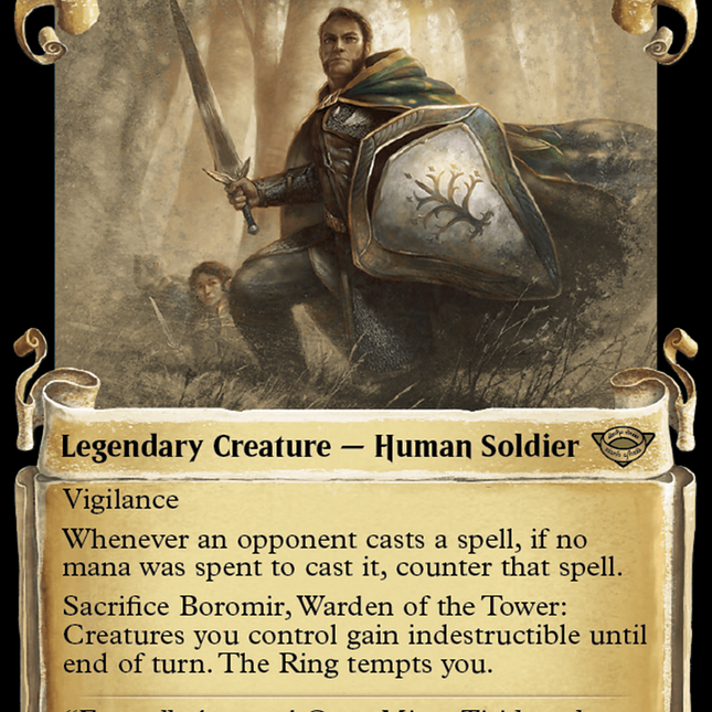 Boromir, Warden of the Tower [The Lord of the Rings: Tales of Middle-Earth Showcase Scrolls]