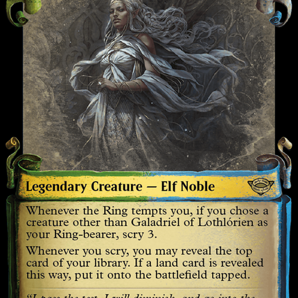 Galadriel of Lothlorien [The Lord of the Rings: Tales of Middle-Earth Showcase Scrolls]