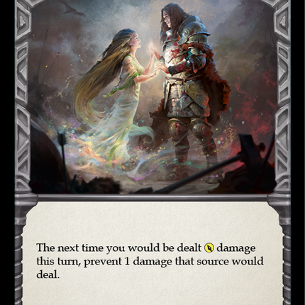 Blessing of Serenity (Blue) [CRU043] (Crucible of War)  1st Edition Rainbow Foil