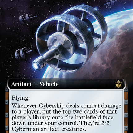Cybership (Extended Art) (Surge Foil) [Doctor Who]
