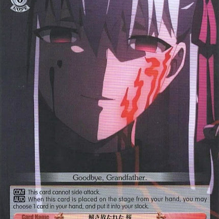 Unshackled, Sakura (FS/S77-PE02 PR) (Promo) [Fate/Stay Night [Heaven's Feel] Vol.2]