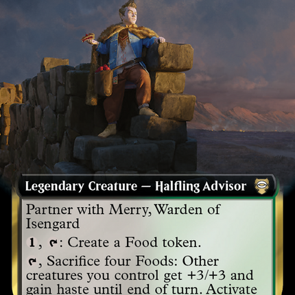 Pippin, Warden of Isengard (Extended Art) [The Lord of the Rings: Tales of Middle-Earth Commander]