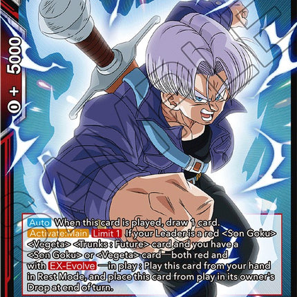 Trunks, at the Ready (BT19-016) [Fighter's Ambition]