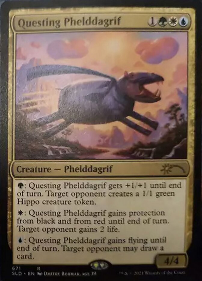 Questing Phelddagrif (671) [Secret Lair Drop Promos] – TokenMTG