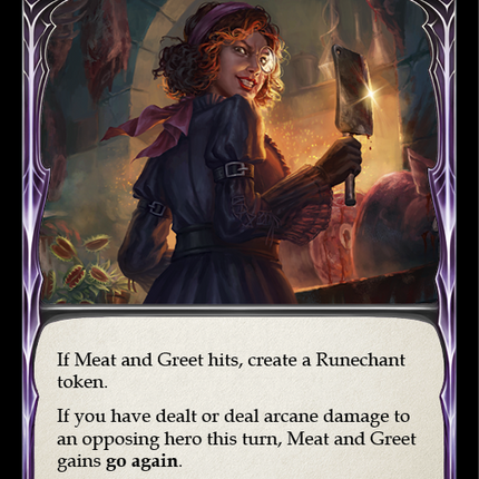 Meat and Greet (Red) [CRU151] (Crucible of War)  1st Edition Rainbow Foil