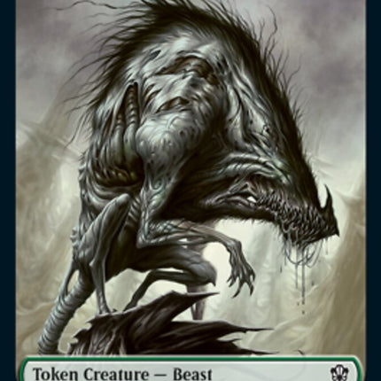 Beast (010) // Whale Double-Sided Token [Commander 2021 Tokens]