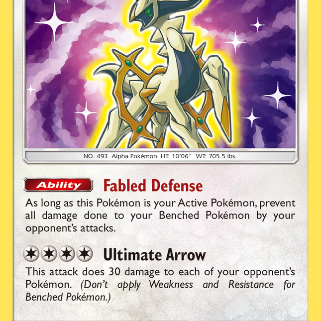 Shining Arceus (57/73) [Sun & Moon: Shining Legends]
