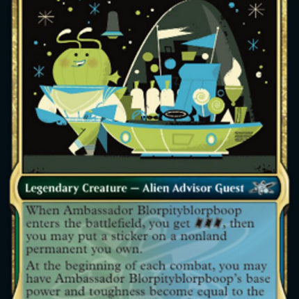 Ambassador Blorpityblorpboop (Showcase) (Galaxy Foil) [Unfinity]