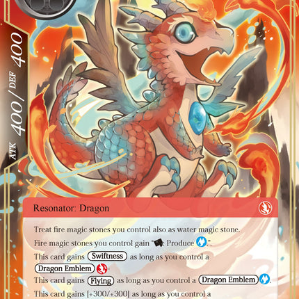 Tiny Fire and Water Dragon (DBV-035) [The Decisive Battle of Valhalla]