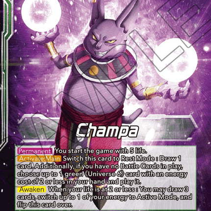 Champa // Champa, Victory at All Costs (BT16-047) [Realm of the Gods Prerelease Promos]