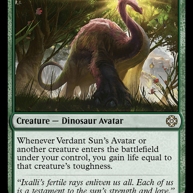 Verdant Sun's Avatar [The Lost Caverns of Ixalan Commander]