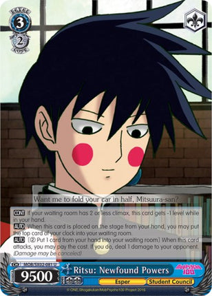 Ritsu: Newfound Powers (MOB/SX02-081 U) [Mob Psycho 100]