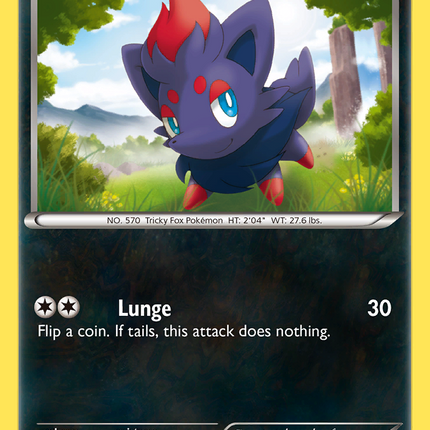 Zorua (70/114) [Black & White: Base Set]