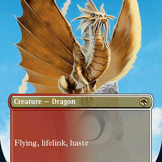 Adult Gold Dragon (Borderless Alternate Art) [Dungeons & Dragons: Adventures in the Forgotten Realms]