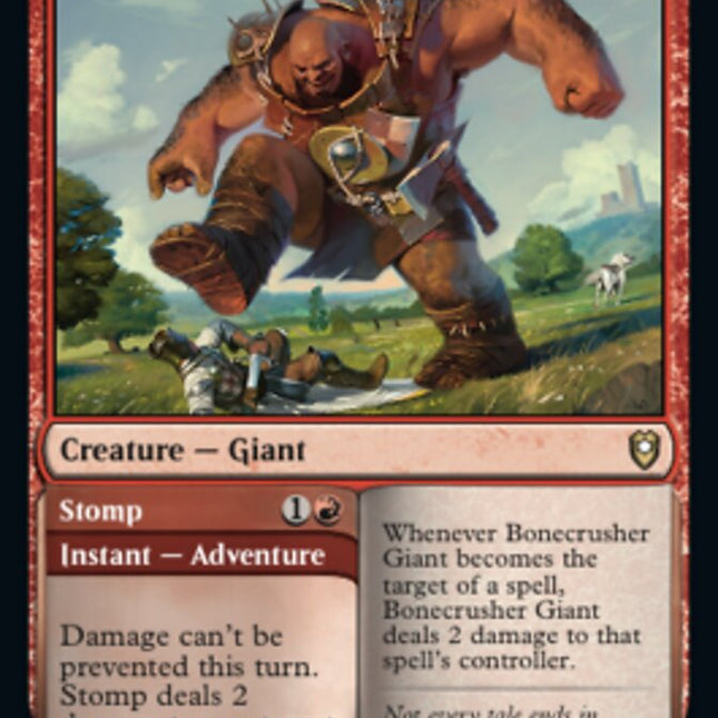 Bonecrusher Giant // Stomp [Commander Legends: Battle for Baldur's Gate]