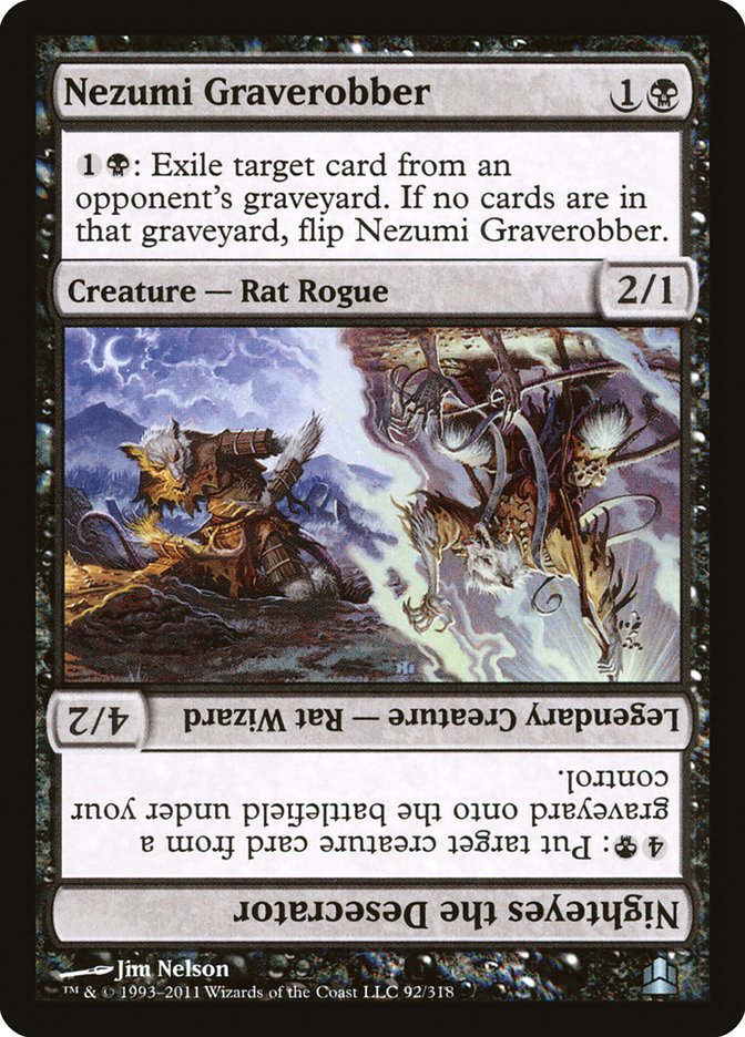 Nezumi Graverobber // Nighteyes the Desecrator [Commander 2011] – TokenMTG