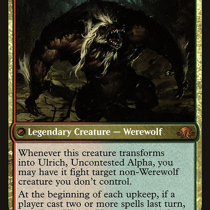 Ulrich of the Krallenhorde // Ulrich, Uncontested Alpha [Eldritch Moon Prerelease Promos]
