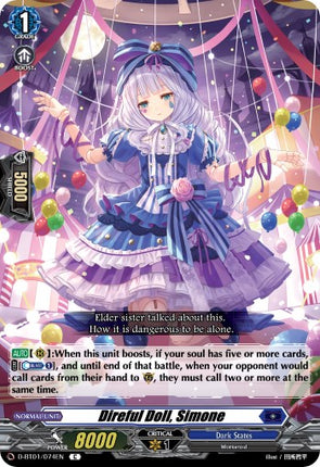 Direful Doll, Simone (D-BT01/074EN) [Genesis of the Five Greats]