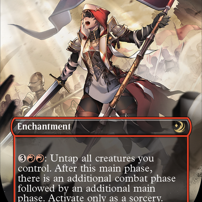 Aggravated Assault (Anime Borderless) [Wilds of Eldraine: Enchanting Tales]