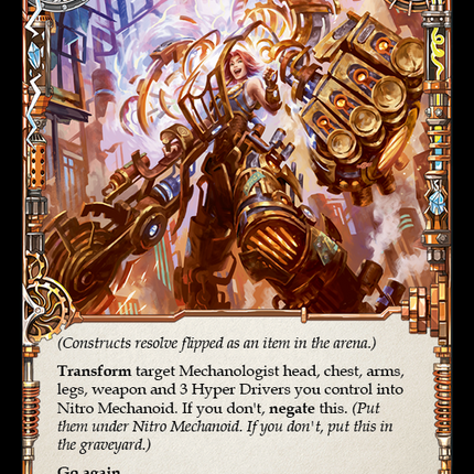 Construct Nitro Mechanoid // Nitro Mechanoid [DYN092] (Dynasty)  Rainbow Foil