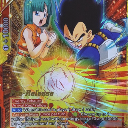 Vegeta & Bulma, Joined by Fate (BT10-146) [Rise of the Unison Warrior Prerelease Promos]
