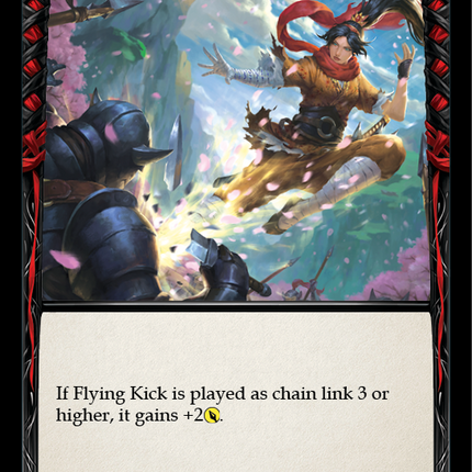 Flying Kick (Red) [U-CRU063] (Crucible of War Unlimited)  Unlimited Normal