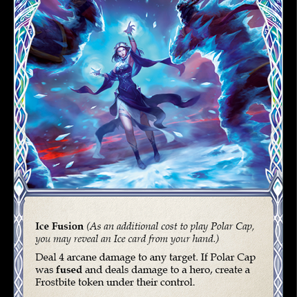Polar Cap (Red) [UPR122] (Uprising)  Rainbow Foil