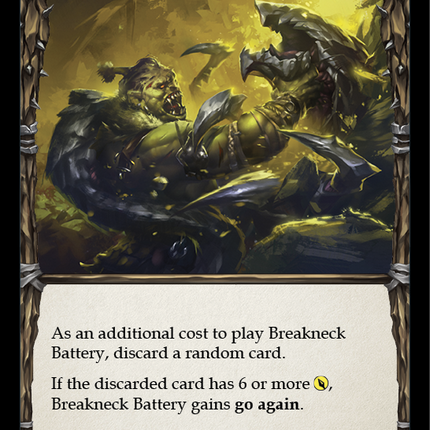 Breakneck Battery (Yellow) [U-WTR012] (Welcome to Rathe Unlimited)  Unlimited Normal