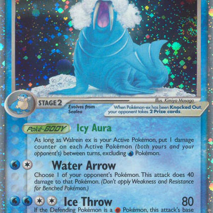 Walrein ex (89/92) [EX: Legend Maker]
