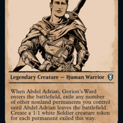 Abdel Adrian, Gorion's Ward (Showcase) [Commander Legends: Battle for Baldur's Gate]