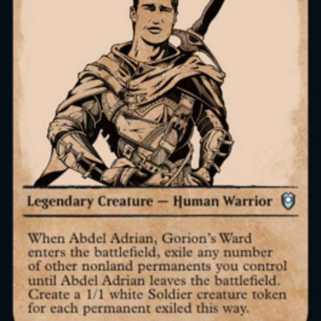 Abdel Adrian, Gorion's Ward (Showcase) [Commander Legends: Battle for Baldur's Gate]