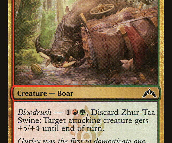 mtg bloodrush cards Zhur-Taa Swine [Gatecrash] – TokenMTG