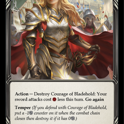 Courage of Bladehold [CRU081] (Crucible of War)  1st Edition Normal