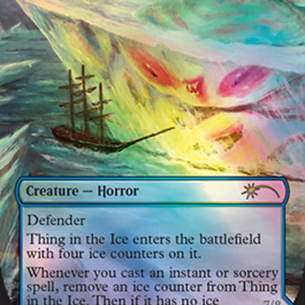 Thing in the Ice // Awoken Horror (Borderless Alternate Art) [Regional Championship Qualifiers 2023]