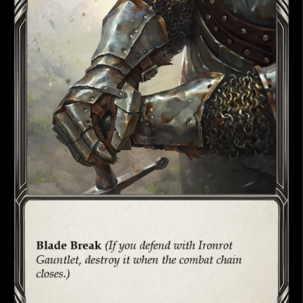 Ironrot Gauntlet [TEA006-C] (Dorinthea Hero Deck)  1st Edition Normal