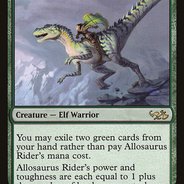 Allosaurus Rider (Elves vs. Goblins) [Duel Decks Anthology]