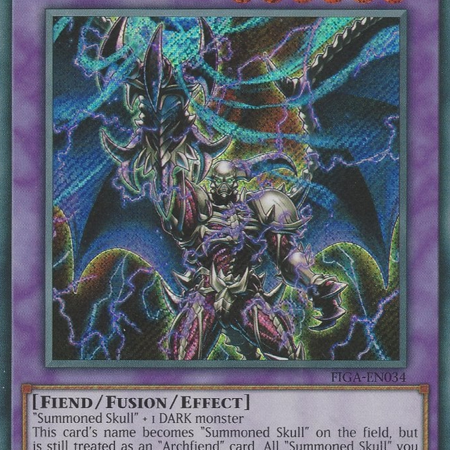 yugioh summoned skull cards Archfiend's Manifestation [FIGA-EN034] Secret Rare – TokenMTG