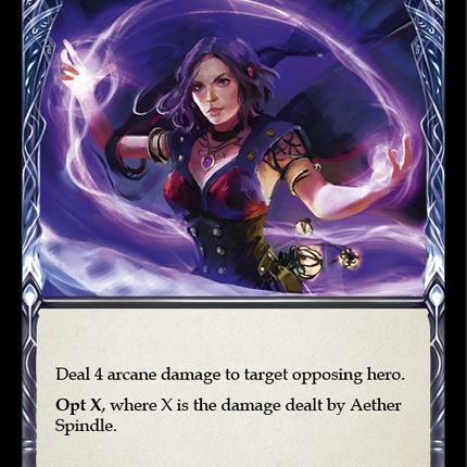 Aether Spindle (Red) [ARC126-R] (Arcane Rising)  1st Edition Rainbow Foil