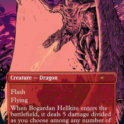 Bogardan Hellkite (Borderless) [Secret Lair 30th Anniversary Countdown Kit]