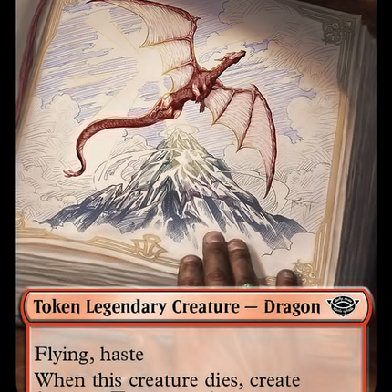 Food (09) // Smaug Double-Sided Token [The Lord of the Rings: Tales of Middle-Earth Tokens]